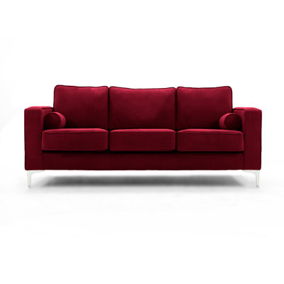 Georgio 3 Seater Velvet Sofa