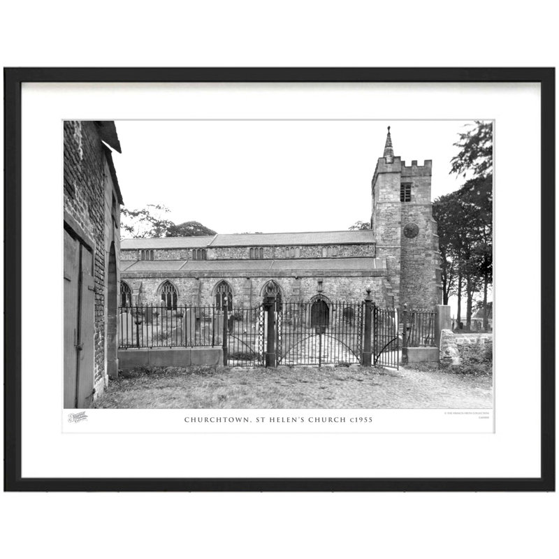Churchtown, St Helens Church C1955 - Single Picture Frame Print, 40cm H x 50cm W x 2.3cm D