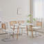 Chairs - Scandinavian Velvet Dining Chair - Rattan Back Chair - Metal Legs-918166236-918166190