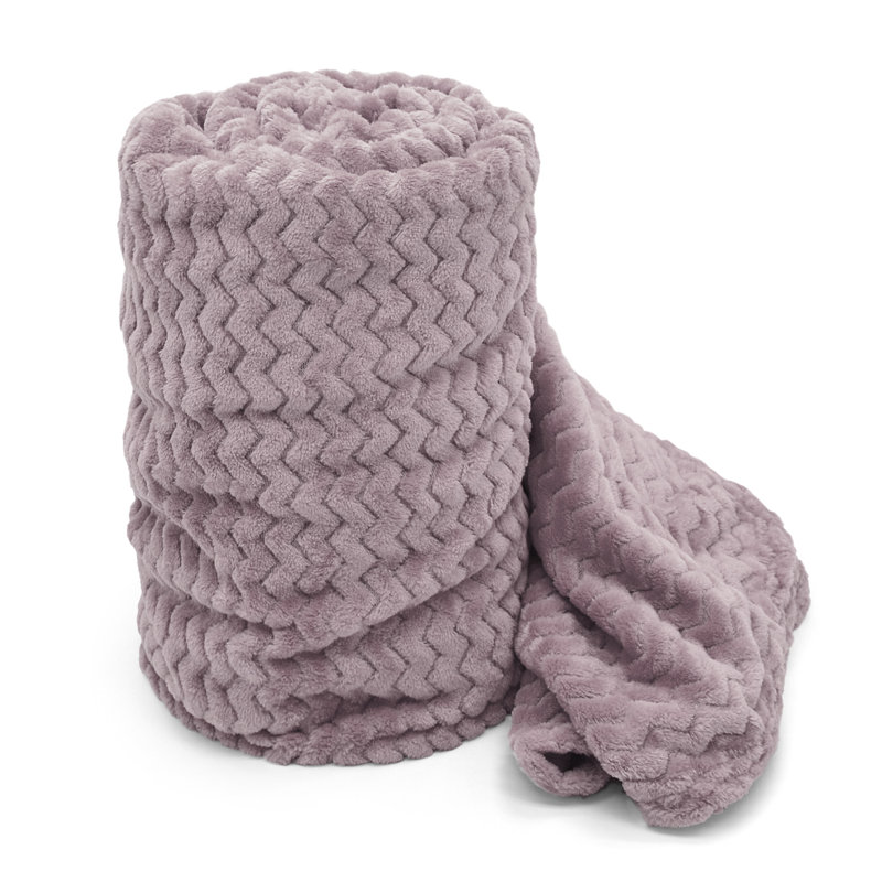 Balthasar Throw Blanket, Mauve, W23 x L35cm
