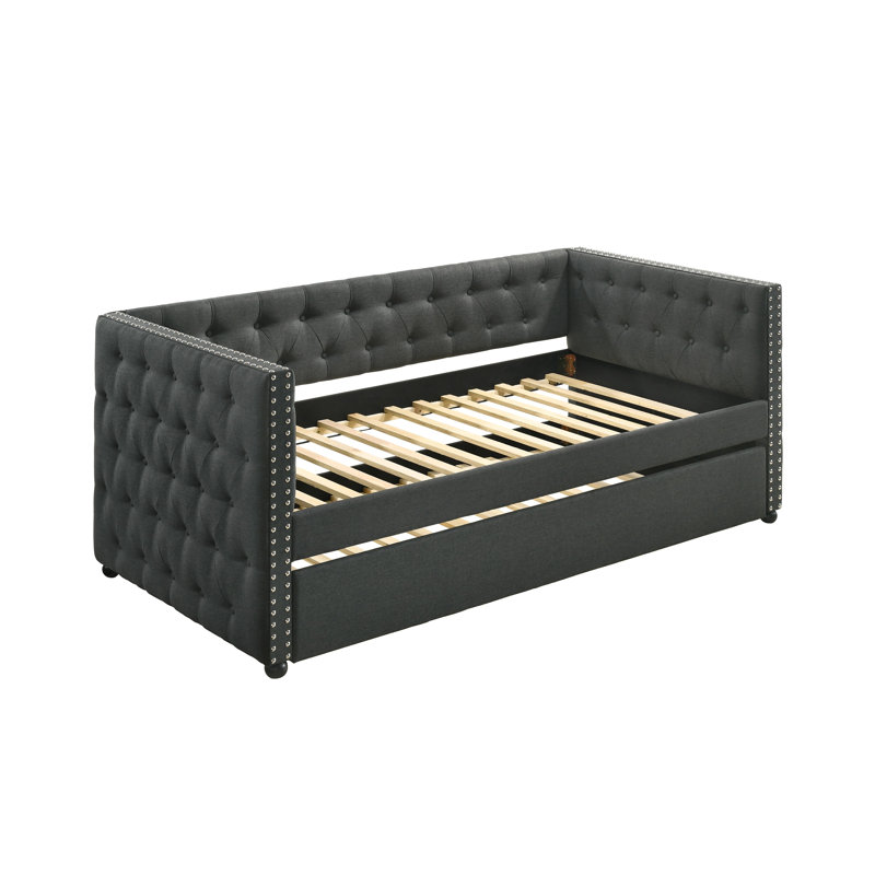 Nyholm Upholstered Daybed, Gray, Twin