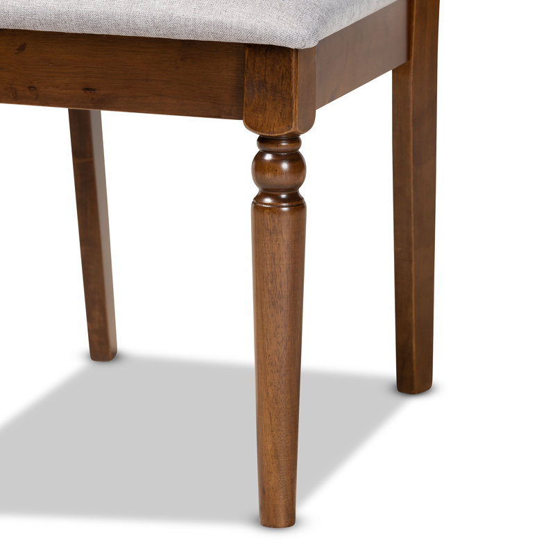 Ensemble repas pour 4 personnes Lockerbie, Brun, Brun/gris, 4 chaises incluses