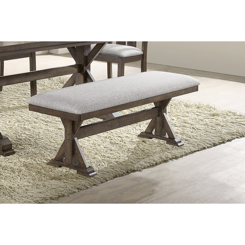 Banc de salle à manger rembourré 1pc