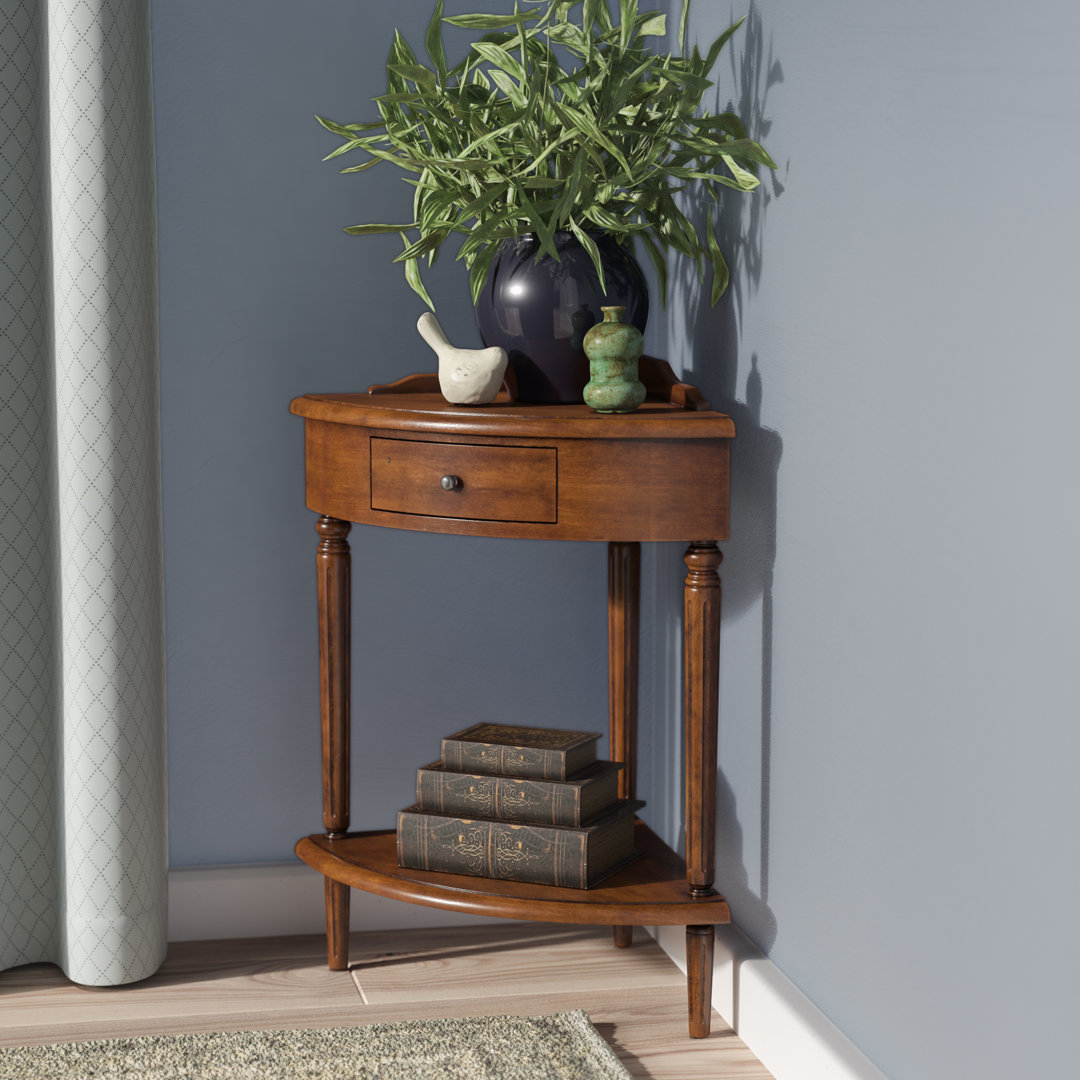 Wilfredo Solid + Manufactured Wood Corner Stand Charlton Home® 