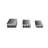 Resin, Wood & Non-Woven Fabric Decorative Storage Boxes - Modern Multipurpose Organizer for Stylish Spaces, Set of 3.