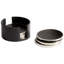 Jameson Wood Round Coaster Set With Holder