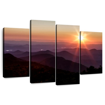 Alvord Brasstown Bald Mountain Sunset