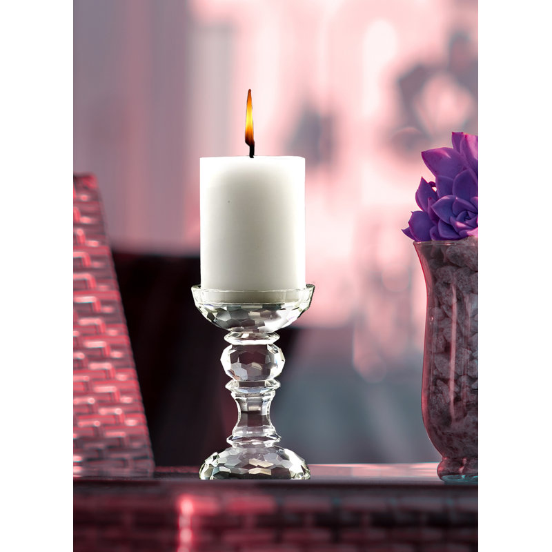 5'' H Glass Tabletop Candlestick