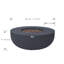 Eclipse 44" Round Natural Gas Fire Pit Table with Wind Guard & Burner Lid-1634625708