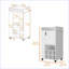 Chariot-bar avec support à vin, armoire à 1 porte et amp; Roulettes | Blanc neige | Bois d'ingénierie-1699843652