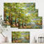 Forêt d'automne avec rivière sinueuse - Peinture sur toile-59757868-59785265