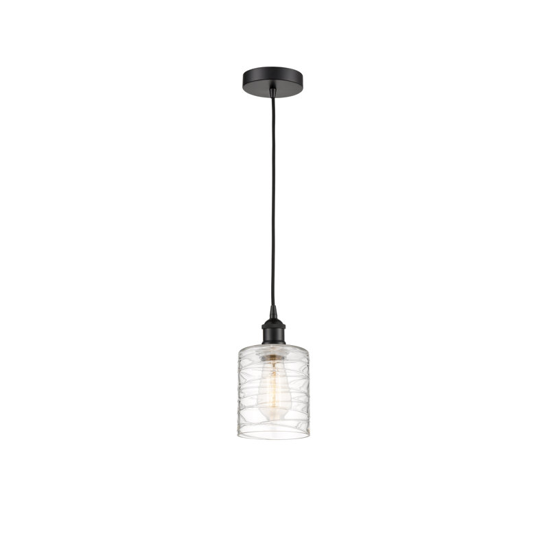 Karon 1 - Light Single Pendant, Matte Black