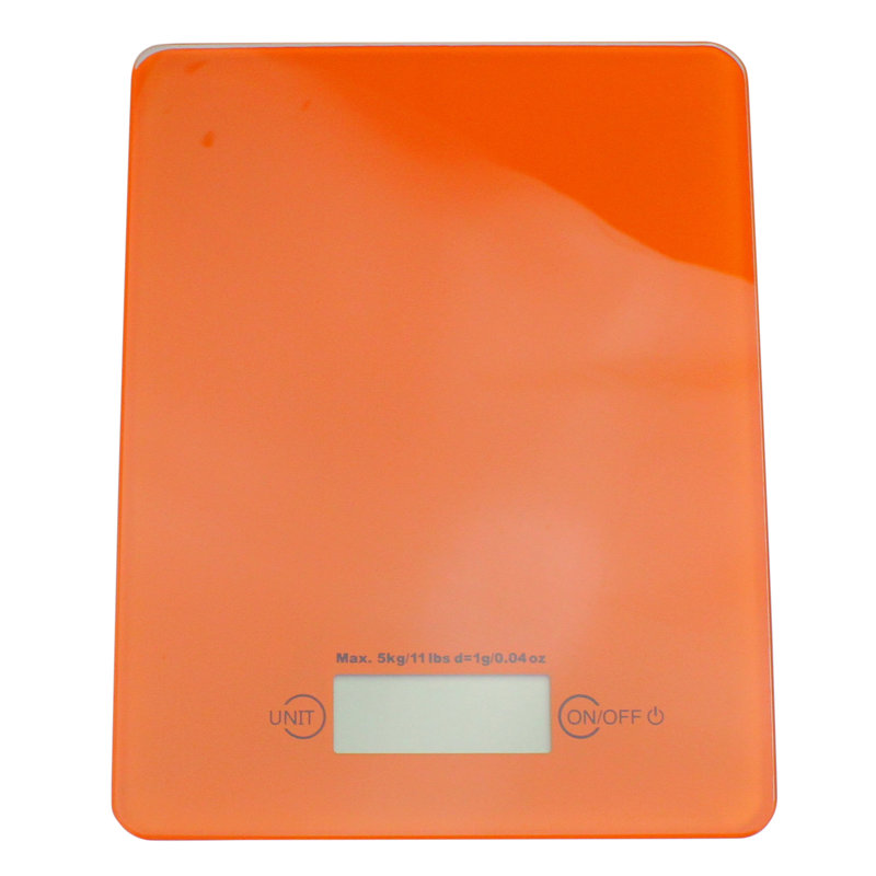 Balance numérique à piles 7,25 "orange