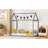 Twin Size Wooden House Bed, Gray