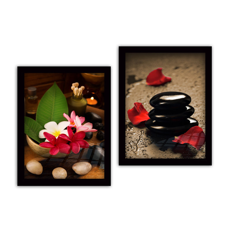 Single Picture Frame Photograph Set on Glass