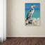 «Blue Heron» par Alexan, reproduction de photo sur toile tendue-24038531