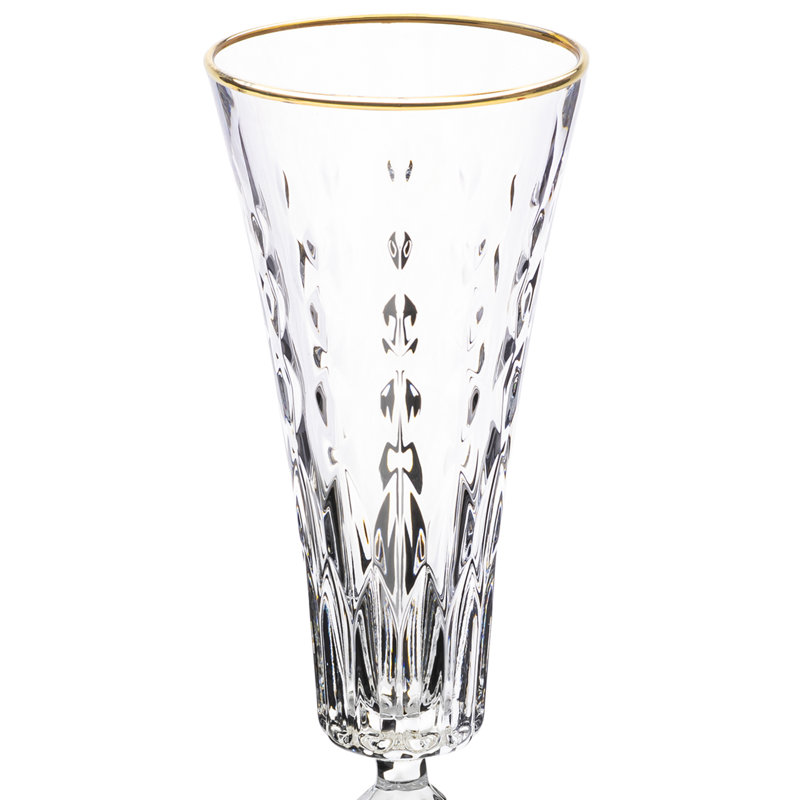 Lorren Home Trends Marilyn Gold Flutes