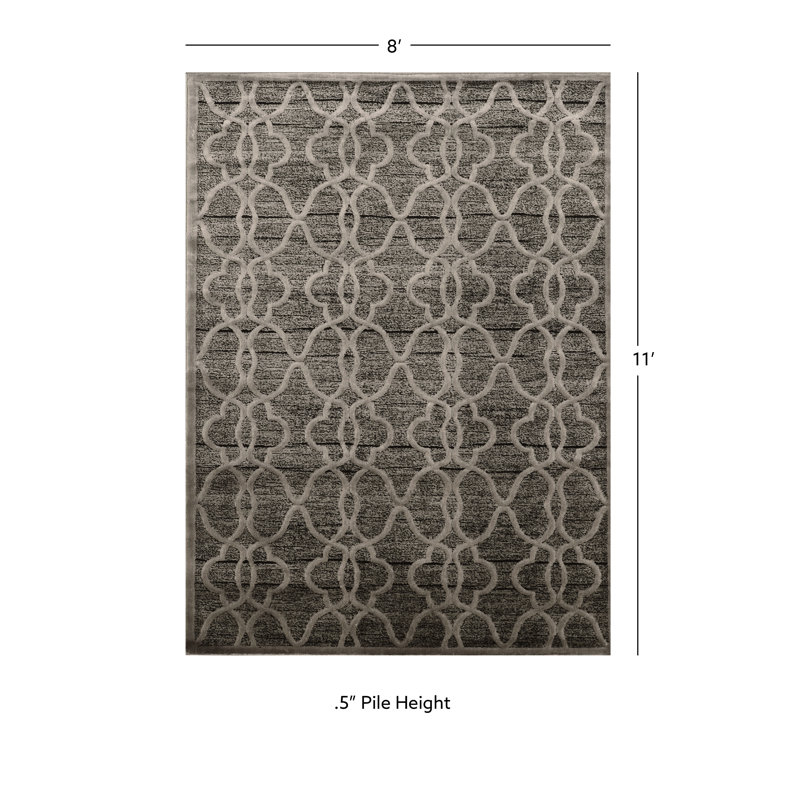 Belper Geometric Indoor Rug, Rectangle 8' x 11'