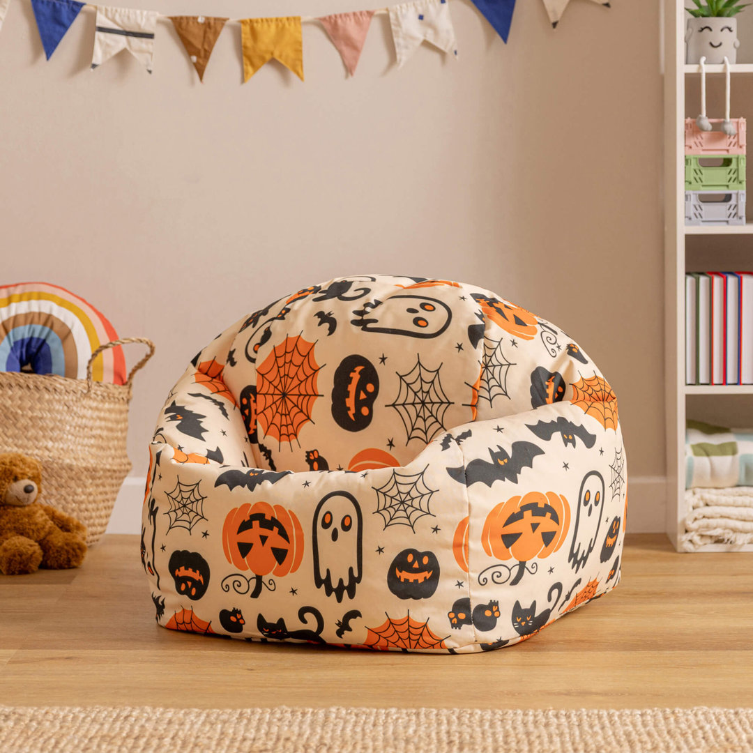 Bean Bag Bazaar Kids Rainbow Print Classic Bean Bag