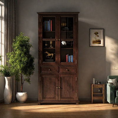 Bibliothèque de rangement de style américain