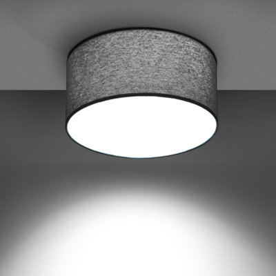 Aulelei Fabric Flush Mount