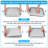 Collapsible Dish Drying Rack Portable Dish Drainers