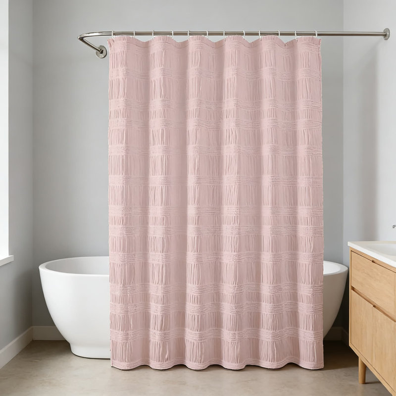 Rideau de douche Farmhouse, Rose