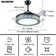 Tasmine 42'' Ceiling Fan with LED Lights