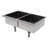Modern Rectangular Stainless Steel Double Bowl Drop In Kitchen Sink With Drainage Grids-103564973