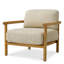 Ombria Outdoor Teak Lounge Chair