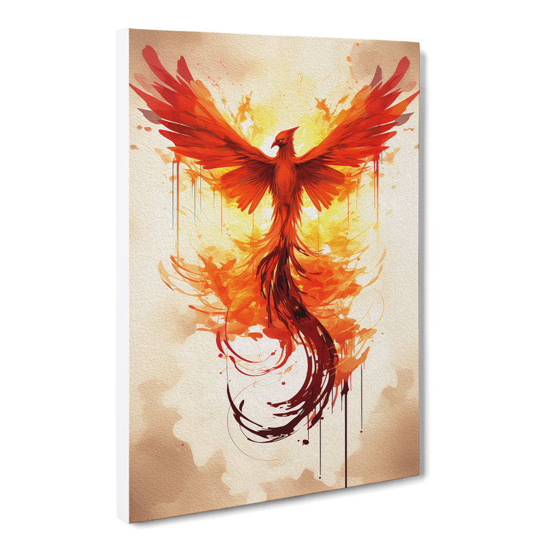 Phoenix Minimalism No.2 - No Frame Print, 50cm H x 35cm W x 3cm D