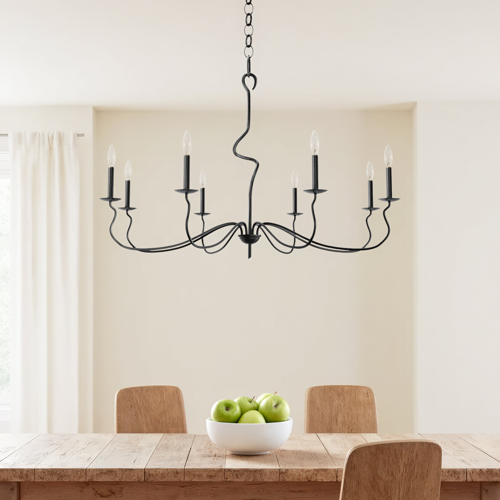 Ardi 8 - Light Metal Dimmable Chandelier