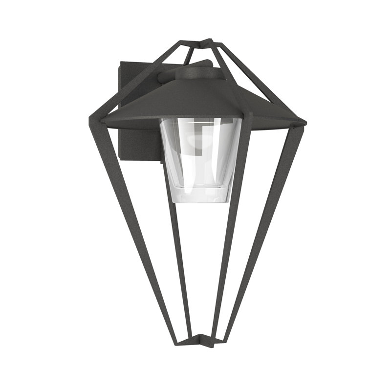 Stellar Outdoor Wall Lantern, 18.5" H x 14.1" W x 14.7" D, Coastal Natural Iron