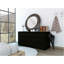 Commode double 6 tiroirs Tronx, chambre, noir
