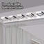 Luminaire de salle de bain de style moderne 39 po en métal chromé à 6 lumières avec luminaire de meuble-lavabo à DEL, abat-jour carrés en acrylique avec installation murale-17500709