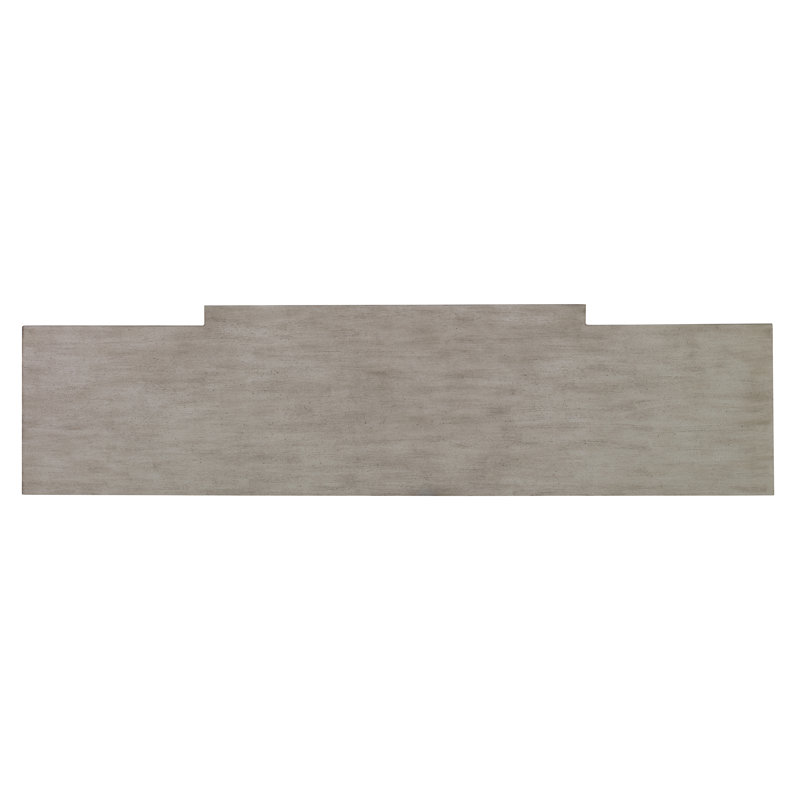 Bisque Mahogany Fluted 76'' Contemporary Sideboard