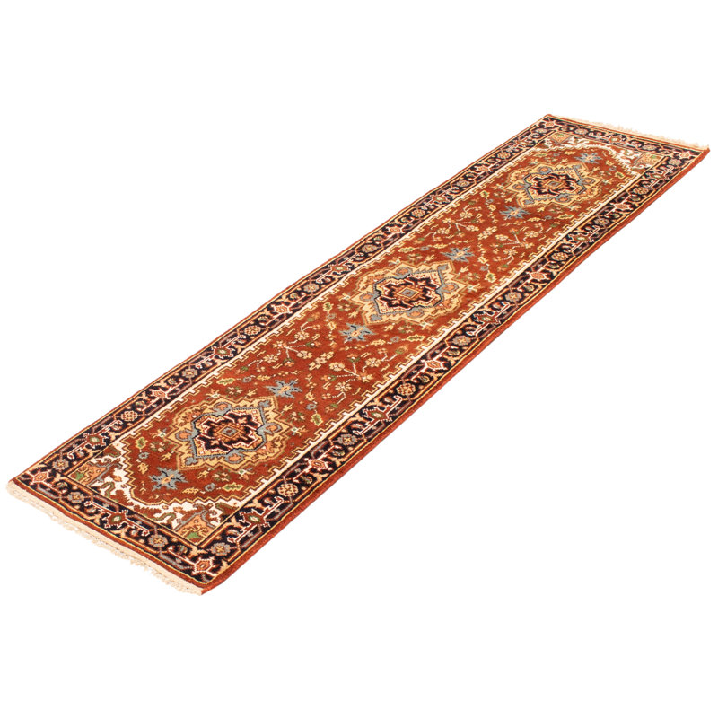 Tapis cuivre foncé Serapi Heritage 2 pi 6 po x 9 pi 9 po