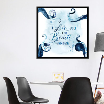 «Sea Lovers IV», art textuel sur toile