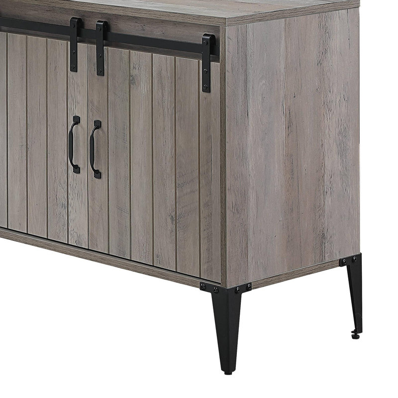 Zakwani 48" Gray  Writing Desk, Gray
