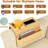 Bamboo Foldable Sofa Armrest Tray With Storage