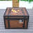 Sedric Square Propane Smokeless Fire Pit
