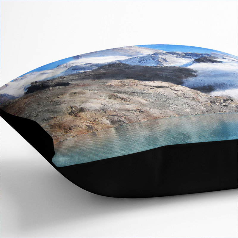 Square Cushion, Black, 40cm H x 40cm W x 15cm D