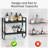 Over Toilet Shelf Organizer with Adhesive Base,Wooden 2-Tier Over Toilet Bathroom Organizer-213936584