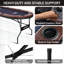 Table de poker pliable 8 joueurs avec rails rembourrés et porte-gobelets RayChee -99193711