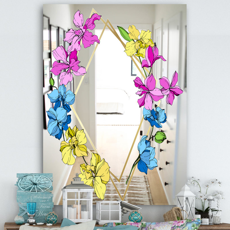 Miroir de salle de bain Efflorescent, H 39,4 po x l 29,5 po, Fleur