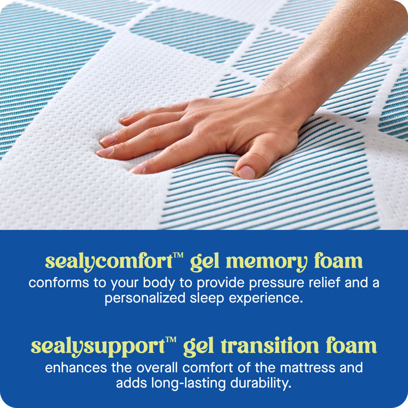 Sealy Dreamlife 8” Medium-Firm Foam Mattress-in-a-Box, Twin