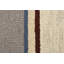 Tapis rectangulaire en laine touffeté à la main multicolore