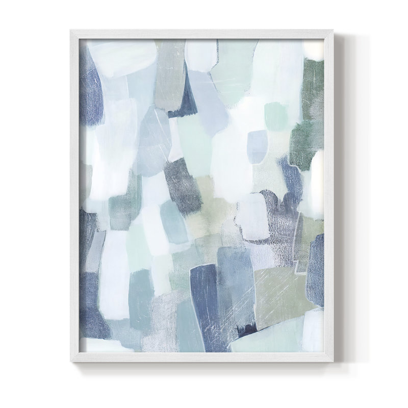 Impression encadrée «Dusky Gale II» - bois massif, Blanc, H 14 po x l 11 po