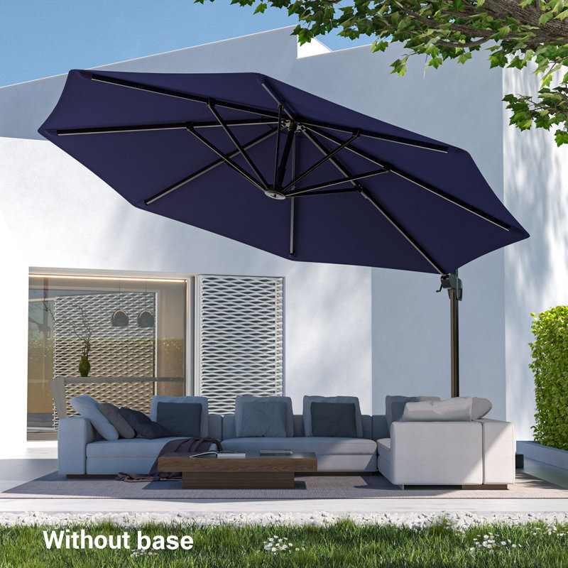 Parasol en porte-à-faux 11 'Bevins, Bleu marine