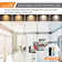 5.5 in. Square Colour Selectable Integrated LED Flush Mount Downlight